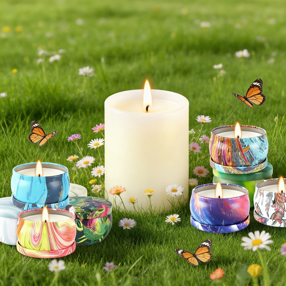 Candle Gift Set 36-Pack ¨C Natural Soy Wax Scented Candles in Tin Cans, Aromatherapy Candles for Yoga, Spa, Bath & Home Decor, Portable Travel Candles, Perfect Gift for Women & Men, Mother's Day, Valentine's Day & Birthdays