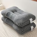 Neck Support Pillows 2 Pack Ultra Soft Premium Bed Pillows with Removable Machine Washable Covers Breathable Fabric for Deep Sleep Bedroom Home Decor Multiple Colors