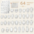 Glass Bud Vases Bulk Set ¨C Clear Flower Vases for Wedding Table Centerpieces, Home Decor, Birthday, Anniversary & Holiday Party Decorations