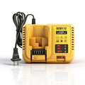 Battery Charger for DeWalt 12V 20V Max Rapid Charger Compatible with DCB120 DCB126 DCB200 DCB201 DCB208 DCB606 DCB609 DCB612 18V 20V Power Tool Battery Charger