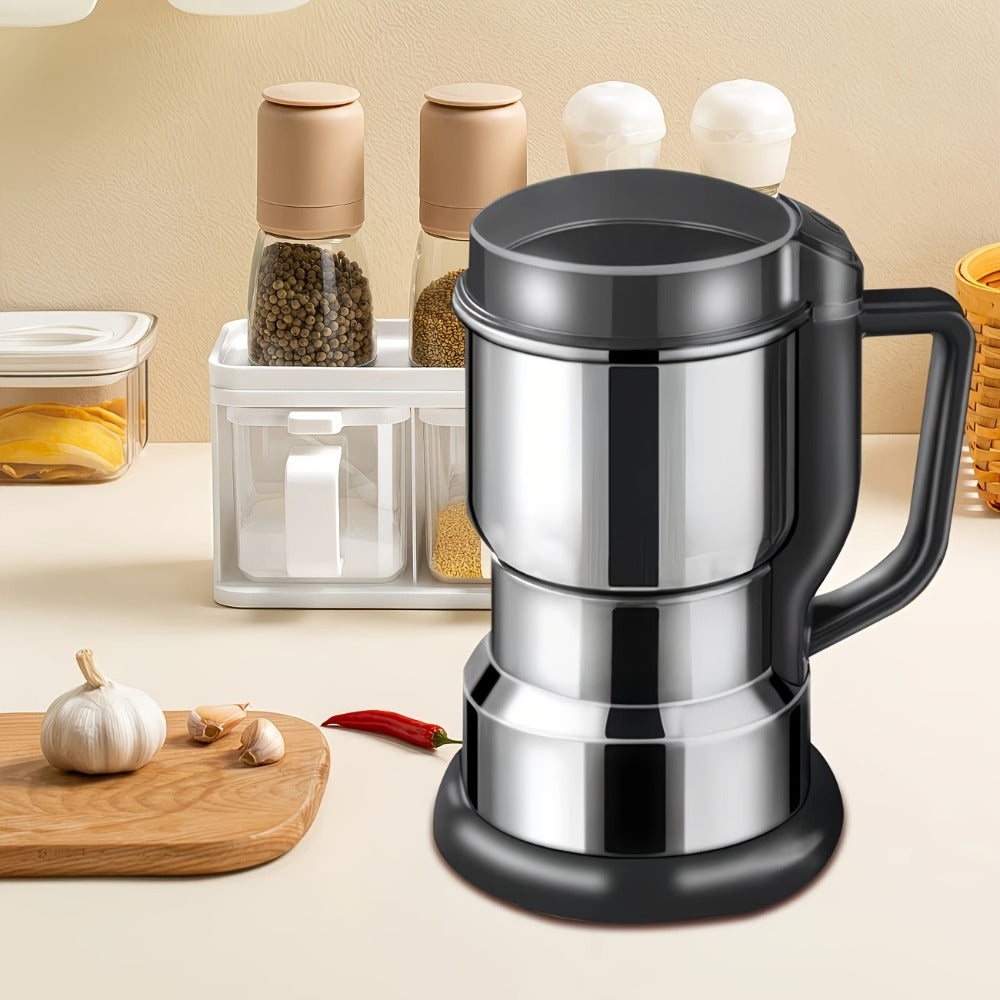 Electric Coffee Grinder 300W 25000RPM ¨C 8-Blade Stainless Steel Spice & Grain Mill for Coffee Beans, Nuts, Spices | Home, Cafe & Camping