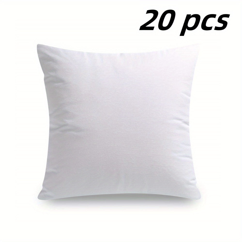Pillow Inserts Square Microfiber Throw Pillow Inserts for Couch Sofa, Hypoallergenic 100% Virgin Fiber Fill, Indoor Outdoor Cushion Inserts for Office Patio Picnic