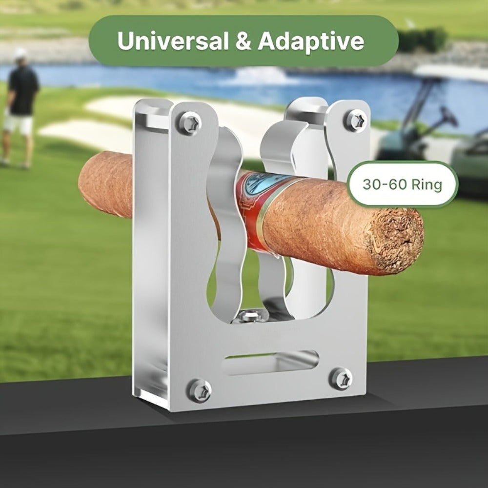 Magnetic Cigar Holder Heavy Duty Secure Grip - Fits Golf Carts, Beach Chairs, Fishing Rods & Boats | On-the-Go Smoking Accessory | 7 Colors | Cigar Enthusiast Gift