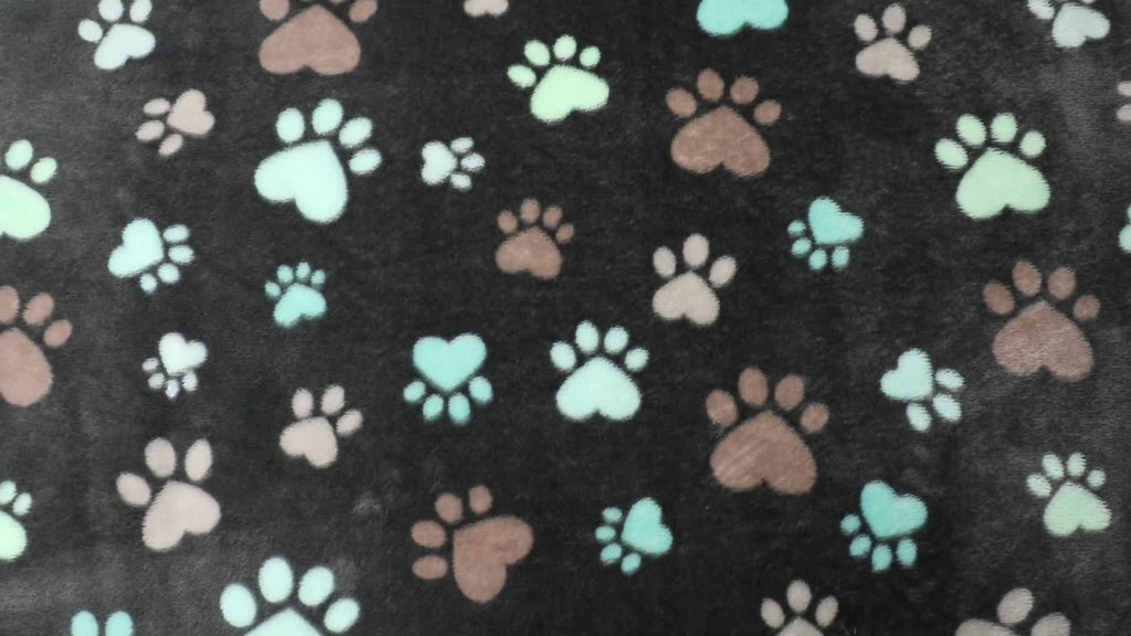 Waterproof Pet Blanket ¨C Reversible Liquid-Proof Coral Fleece Dog Blanket for Couch, Sofa & Bed, Furniture Protector, 2 Patterns