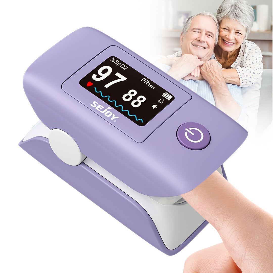 Wrist Blood Pressure Monitor - Sejoy Automatic Digital BP Machine with Large LCD Display, Wrist Strap & Batteries Included, Portable & Accurate for Home Use & Travel (Blue / White / Black / Purple)