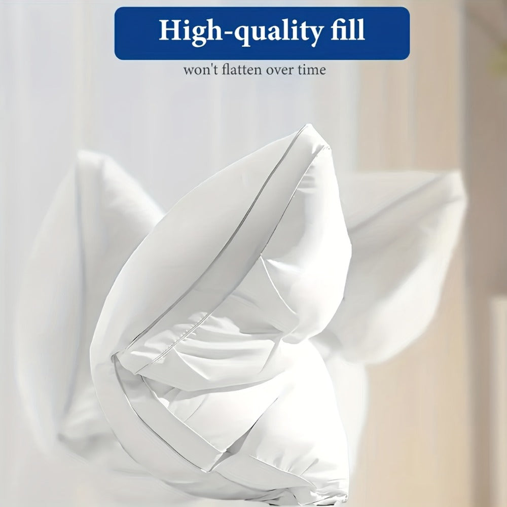 Hotel Quality Bed Pillows Ultra Soft Polyester Fill for Side Back Stomach Sleepers Machine Washable Luxury Sleep Pillow Set