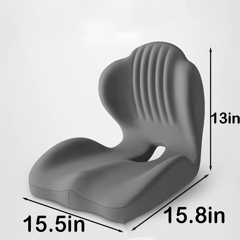 Hip & Lumbar Support Seat Cushion Ergonomic Memory Foam ¨C Breathable High-Density Back Support Pillow for Office Chair, Car Seat & Long Sitting, Daily Use or Gift