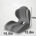 Hip & Lumbar Support Seat Cushion Ergonomic Memory Foam ¨C Breathable High-Density Back Support Pillow for Office Chair, Car Seat & Long Sitting, Daily Use or Gift