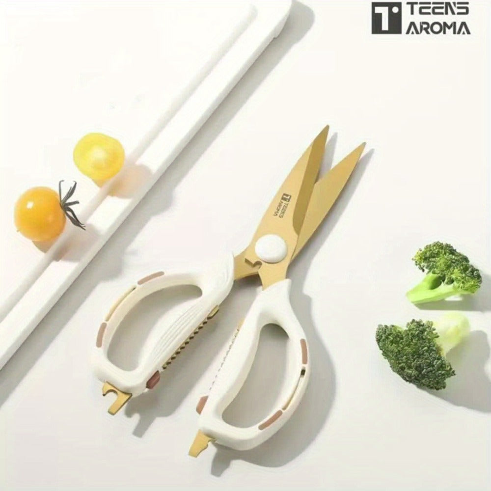 Heavy Duty Kitchen Scissors Multipurpose ¨C Sharp Rust-Proof Stainless Steel Shears for Meat Poultry Vegetables Herbs Fish, Professional Chef Scissors for Home Restaurant Office Outdoor