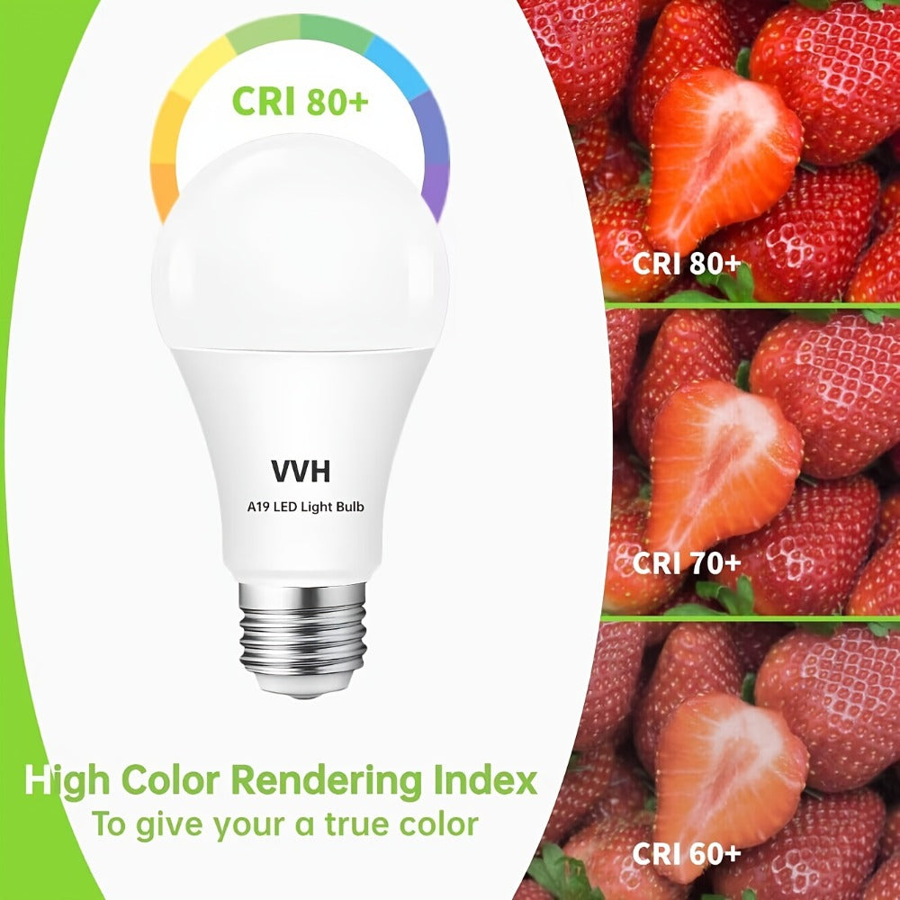 3-Way LED Light Bulb A19 40 60 100W Equivalent 1500 Lumens E26 Base ¨C Soft White 2700K & Daylight 5000K Three-Way Bulb for Bedroom Living Room Study Room Table Lamp, 2 & 4 Pack