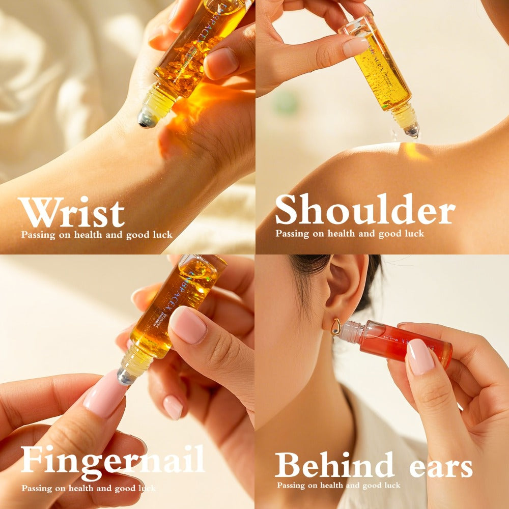 Roll On Essential Oil Attract Wealth & Money Luck 0.68oz Alcohol-Free Aromatherapy Roller Blend ¨C Use with Diffuser Scented Candles or Directly on Skin ¨C Manifestation Oil Perfect Holiday Gift
