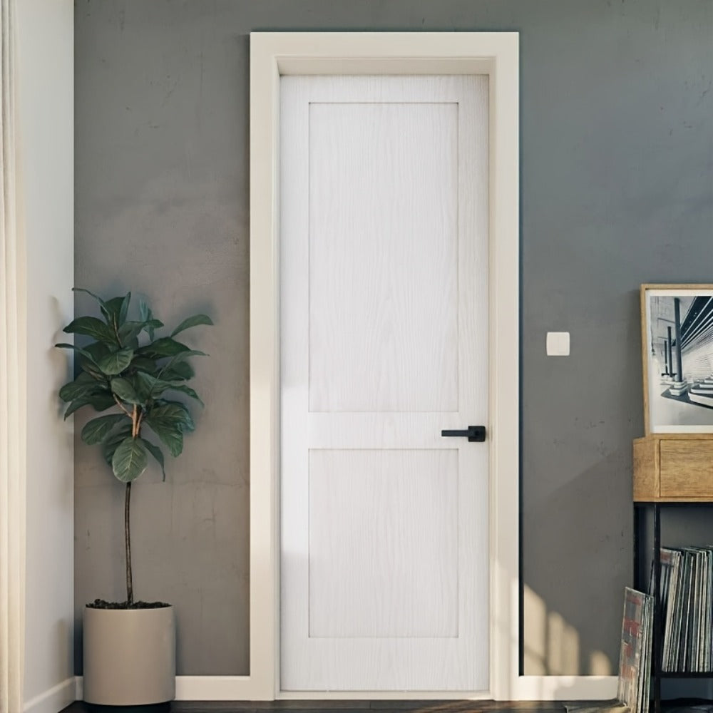 Wood Grain Door Sticker Self-Adhesive Removable Peel & Stick Door Wrap Film Waterproof Vinyl Decal for Interior Door Renovation Home Decor Room Makeover Easy Install