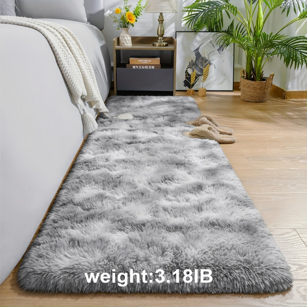 Non-Slip Area Rug Fluffy Soft Carpet - Modern Home Decor Floor Mat for Living Room, Bedroom, Kitchen & Bathroom | Easy Clean Cute Plush Rug in Multiple Colors & Sizes | Indoor Anti-Slip Floor Decoration