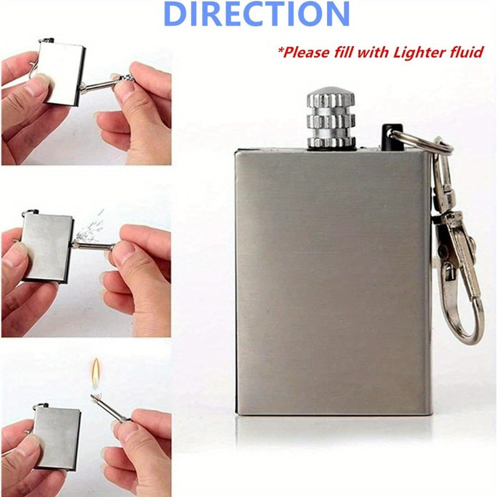 Permanent Match Lighter 20 Pack Flint Metal Waterproof Reusable Fire Starter EDC Camping Survival Gear No Battery Needed Christmas Birthday Gift Set