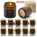 Scented Candles Gift Set 20 Pack ¨C Soy Wax Candles in Ceramic Jars, 10 Aromatherapy Scents, 12-Hour Burn, Perfect Birthday, Mother's Day & Christmas Gift for Women