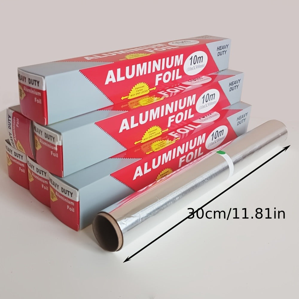 Aluminum Foil Rolls Heavy Duty ¨C Thick Tin Foil for Baking, Grilling, BBQ & Food Wrapping, Disposable Kitchen Foil for Restaurants & Home, Perfect for Camping, Corn, Hot Dogs & Sandwiches