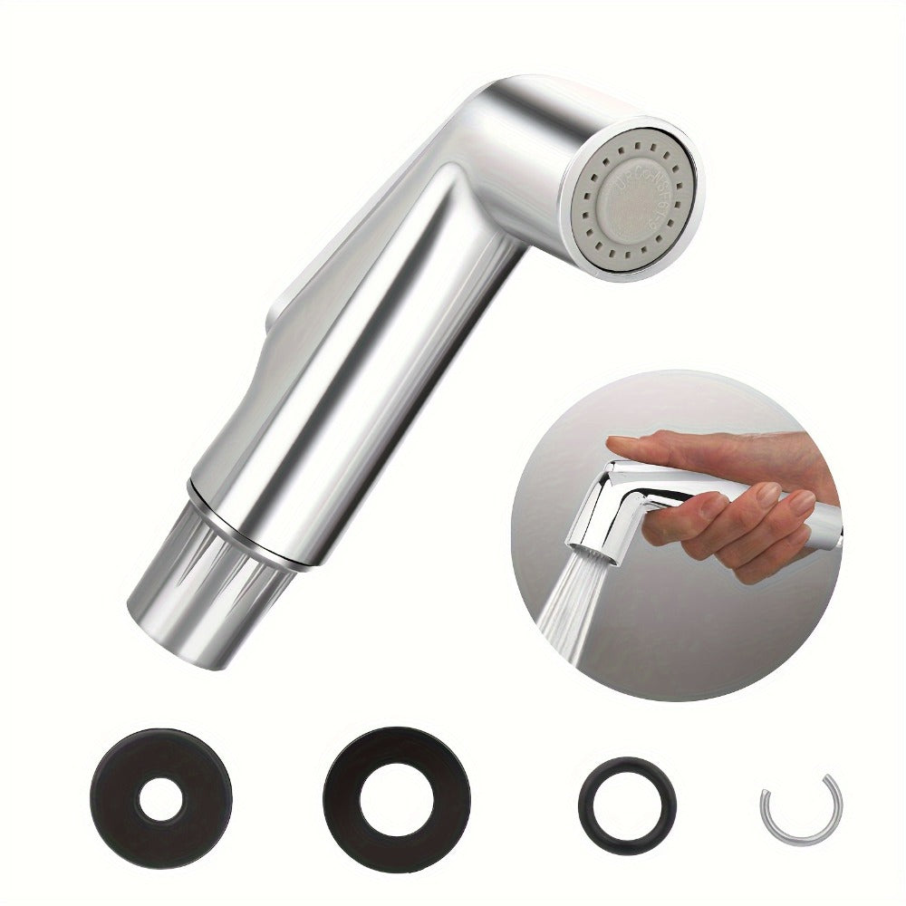 Kitchen Sink Side Sprayer Head Universal Replacement ¨C Quick Connect Pull-Out Faucet Nozzle, Fits Kohler Delta Moen Oakbrook Glacier Bay & Most Spray Hoses, Scratch-Resistant ABS Chrome Finish