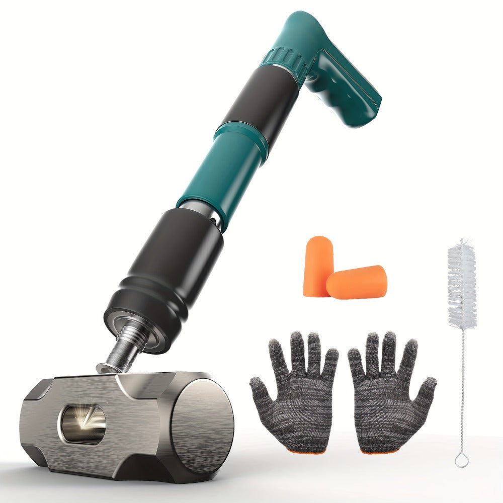 Hand Nail Gun Compact ¨C Portable Steel Nail Driver for Cement Walls, Concrete & Wood, Mini Manual Nailer for DIY Home Repair & Household Projects, Available in Orange, Green & Yellow