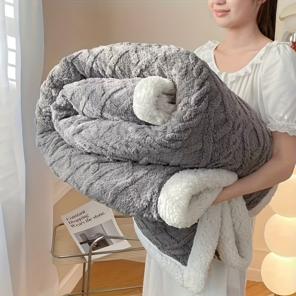 Taffeta Blanket Double-Sided ¨C Silky Soft All-Season Sleep Blanket for Bed & Air Conditioning, Machine Washable, 5 Colors, 3 Sizes