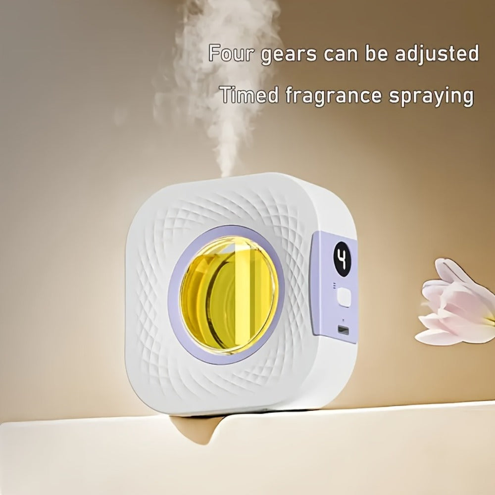 Aromatherapy Diffuser Spray Set with Essential Oils & Automatic Timer | Air Humidifier & Room Freshener for Bedroom, Bathroom, Car & Pet Room, Long-Lasting Fragrance & Odor Eliminator, 3 or 6 Bottles