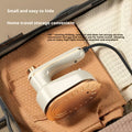 Mini Portable Folding Travel Iron ¨C Compact Handheld Steam Iron for Travel, Dorm, Apartment & Home Office ¨C Lightweight Wrinkle Remover for Clothes, Shirts & Fabrics (White, Model YD-03)
