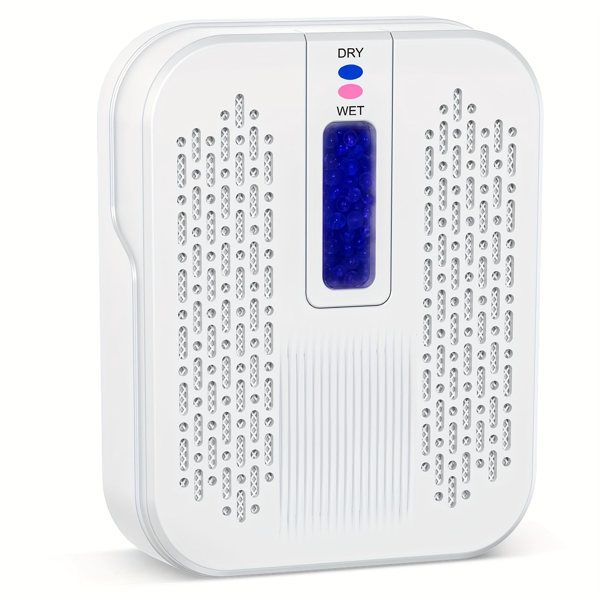 Mini Rechargeable Dehumidifier ¨C Portable Silica Gel Moisture Absorber for Closet, Bathroom, Car, Wardrobe & Bookcase, Reusable Small Dehumidifier with Color-Changing Crystals, Up to 35 Sq Ft Coverage