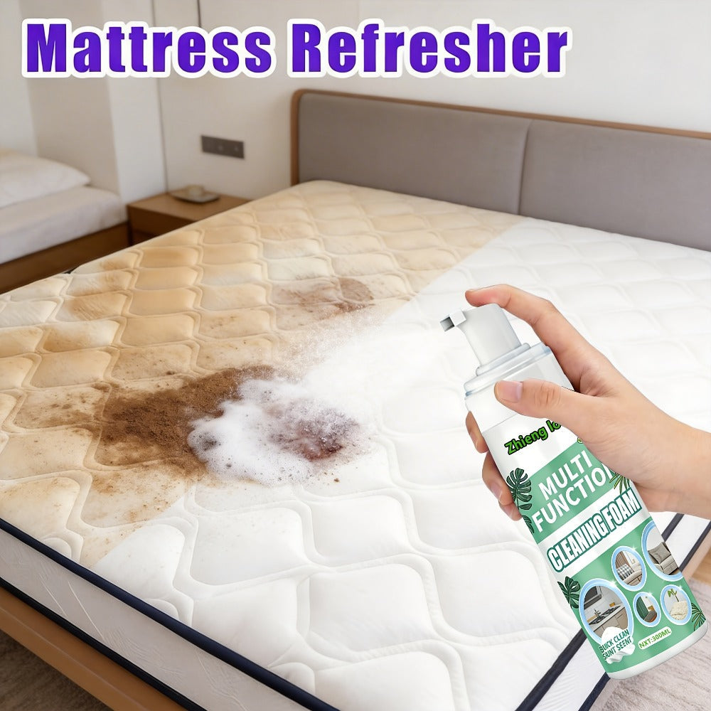 Dry Cleaning Spray Stain Remover 10.14oz ¨C No Water Needed, Multi-Surface Formula for Sofas, Mattresses, Clothes, Carpets & Curtains, Strong Penetration, Decomposes Stains, Safe & Easy to Use