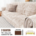 Faux Rabbit Fur Sofa Cover Thickened Quilted Plush Warm Non-Slip Machine Washable Pet Friendly Breathable Sofa Cushion for Living Room Bedroom Office - 2 3 Seater Large