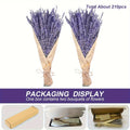 Dried Lavender Bundles 2 Pack, 210 Stems 17-Inch Natural Dried Lavender Flowers for Home Decor, Shower, Wedding Crafts, Fragrance, Photo Props & Floral Arrangements