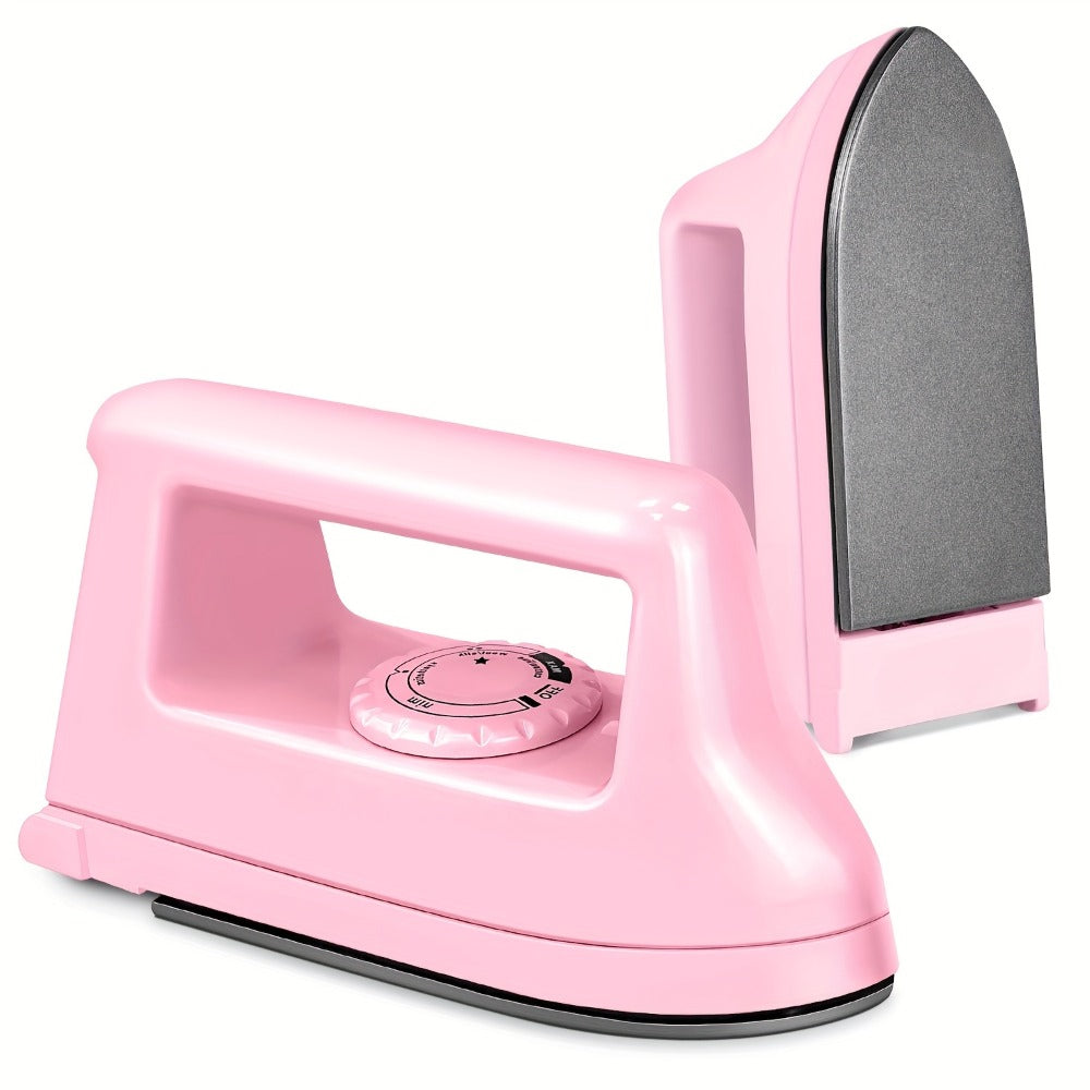 Mini Heat Press Machine Portable 400W with Charging Base, Handheld Heat Transfer Press for T-Shirts Shoes Bags Vinyl HTV Projects, Compact Travel & Home Iron-On Press Tool for DIY Crafts Sublimation