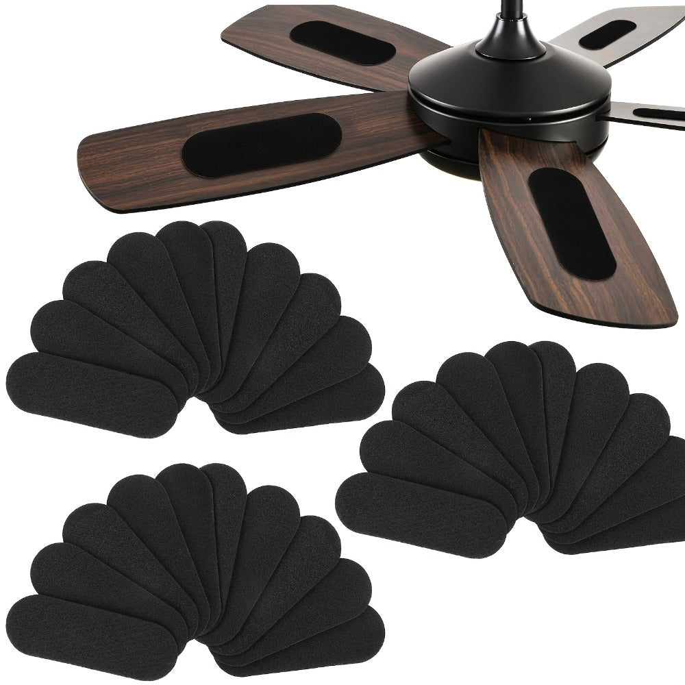 Ceiling Fan Blade Air Purifier Filters 30Pcs | Activated Carbon Odor & Dust Eliminator Pads | Home Kitchen Bedroom Office Indoor Air Quality Improvement