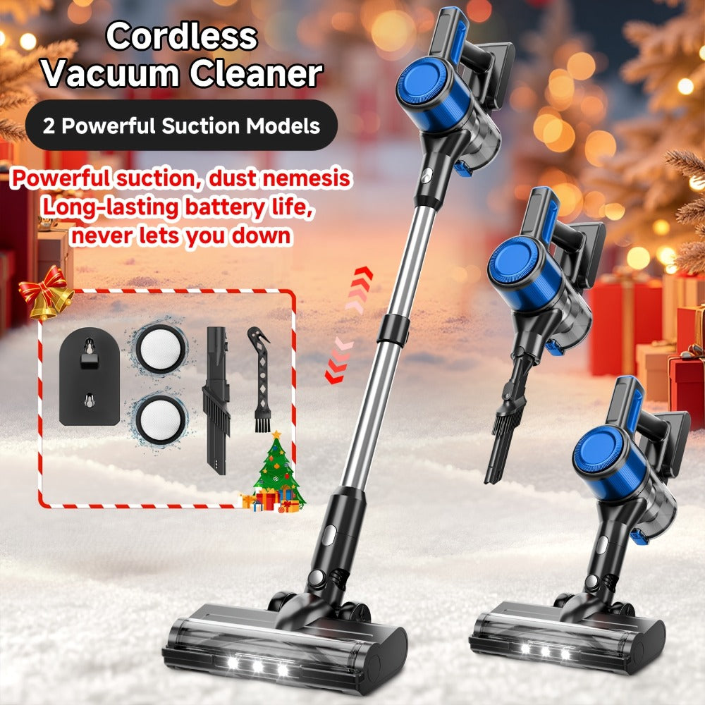 Cordless Stick Vacuum Cleaner 70KPa Brushless Motor 45-Min Runtime Lightweight for Pet Hair Carpet Hard Floor Dust with Cord & Cordless Modes