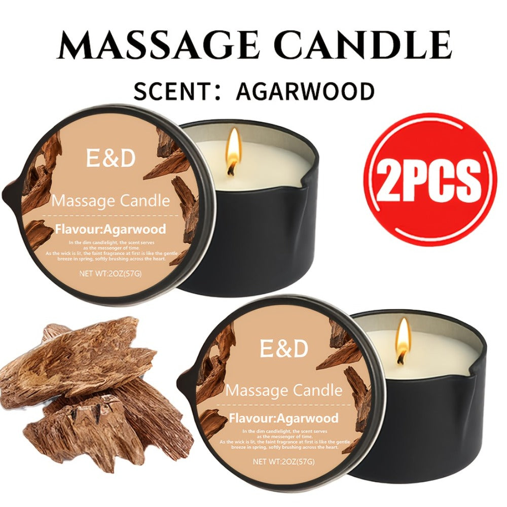 Luxury Soy Wax Candle 2-in-1 Massage Body Oil Essential Oil 20+ Scents 1pc 2pcs 6pcs Warm Moisturizing Lotion Spa Nail Salon Wedding Valentine Christmas Gift