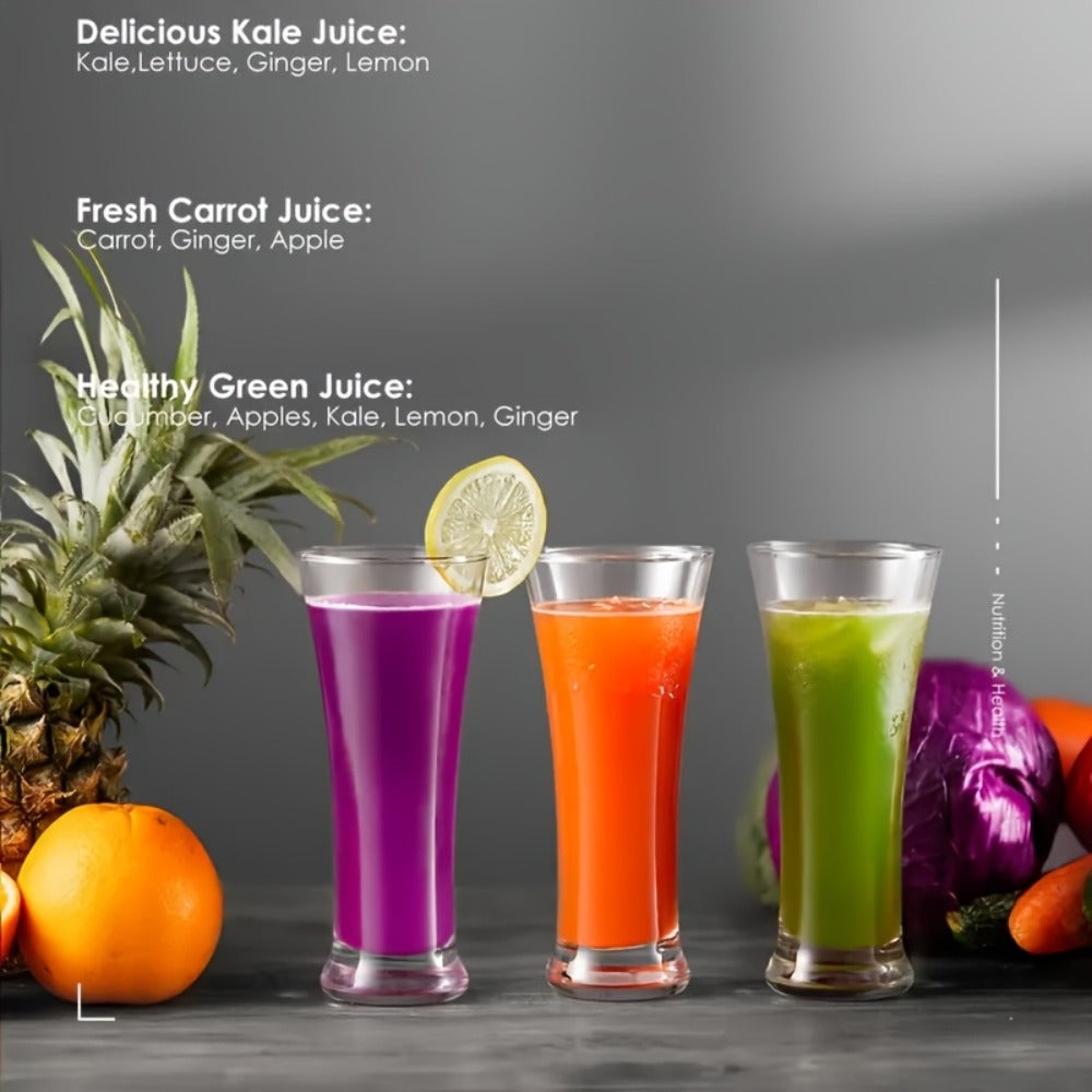 500W Juicer Machine with 3-Inch Wide Mouth Feed Chute - Centrifugal Juicer Extractor for Fruits & Vegetables, Stainless Steel, BPA-Free, Fast Juicing, Easy to Clean & Install, Black