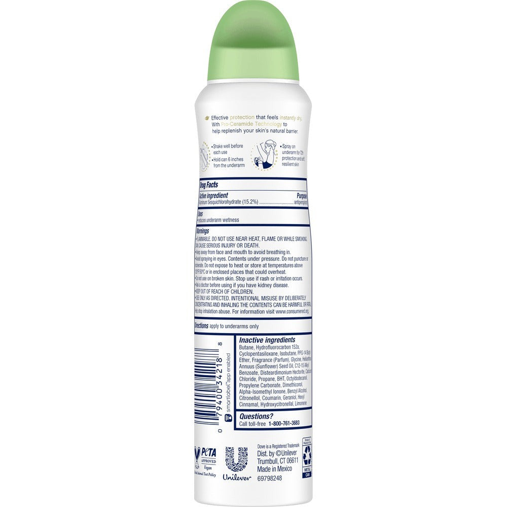 Dove Women Deodorant Spray 150ml Long-Lasting Scent Protection Anti-Perspirant Body Spray for Women ¨C 48H Freshness, Gentle on Skin, Bulk Pack Options