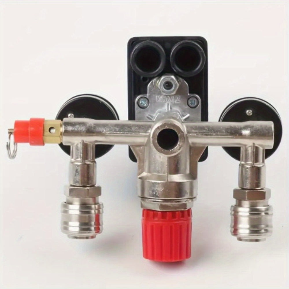 Air Compressor Pressure Switch Manifold Kit with Regulator Gauge Valve Bracket Assembly ¨C Complete Control System for Air Pump
