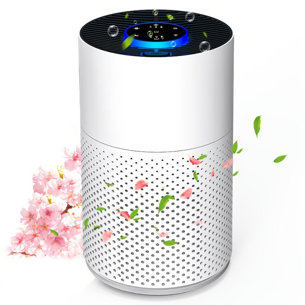 Air Purifier for Home with H13 True HEPA Filter, 3-in-1 Filtration for Allergies Pets Hair Smoke Dust Odors Pollen, Sleep Mode Bedroom Air Purifier for Pet Dander Smokers & Large Room