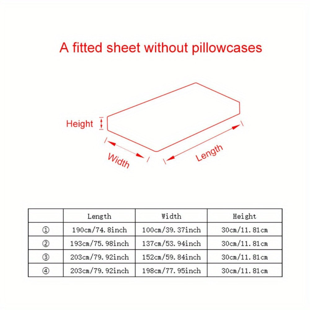 Flannel Fitted Sheet Plush Embossed Texture Soft Warm Mattress Cover for Autumn Winter Twin Full Queen King 4 Colors European Design Machine Washable