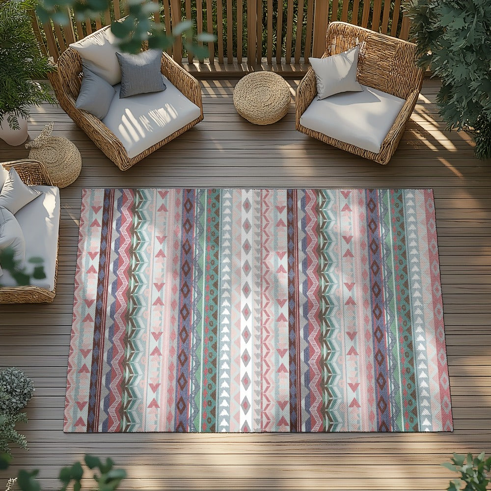 Vintage Persian Area Rug Machine Washable Non-Slip Non-Shedding Floral Indoor Carpet for Living Room Bedroom in Multiple Colors and Sizes