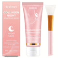 Collagen Overnight Wrapping Facial Mask with Hyaluronic Acid - Korean Skincare Sleep Mask for Glowing Skin, Deep Hydration, Firming & Anti-Sagging | 2.645oz