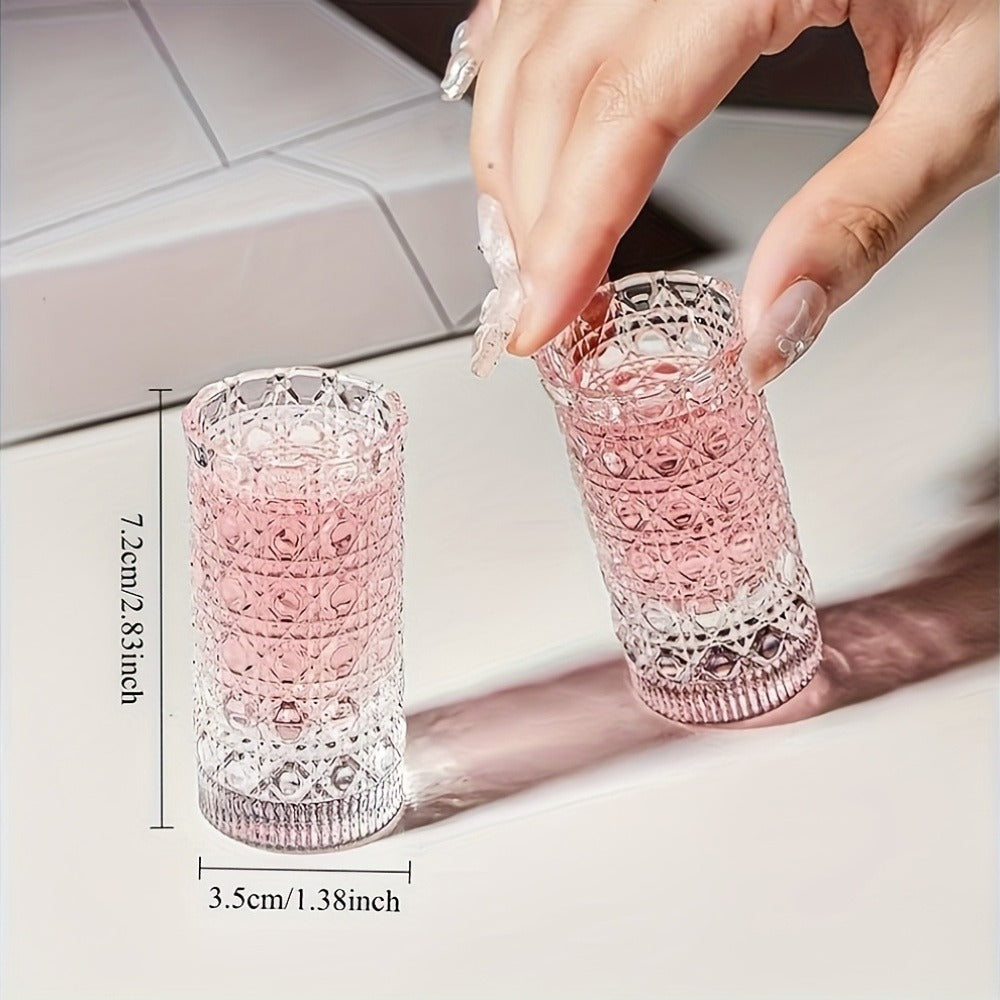 Shot Glass Set Diamond Engraved ¨C Whiskey Vodka Tequila Glasses for Parties Weddings Home Bar Entertaining Reusable Barware Gift