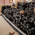 Sofa Cover Chenille Thickened Non-Slip Couch Slipcover Floral Pattern for Living Room Office Pet-Safe All-Season ¡ª 1 2 3 4 Seater Sizes