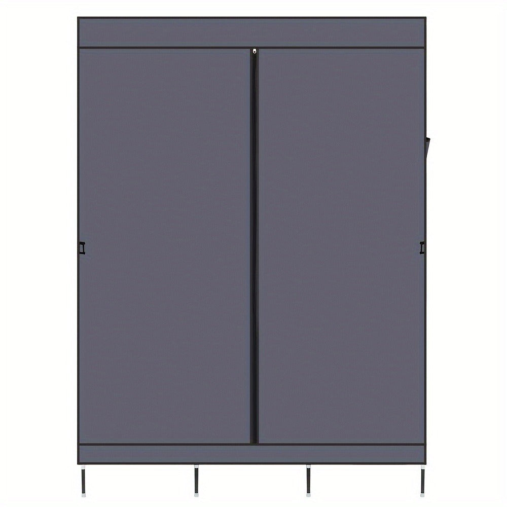 Portable Closet Wardrobe Organizer 71¡± Clothes Rack with Shelves, Freestanding Bedroom Storage Closet System
