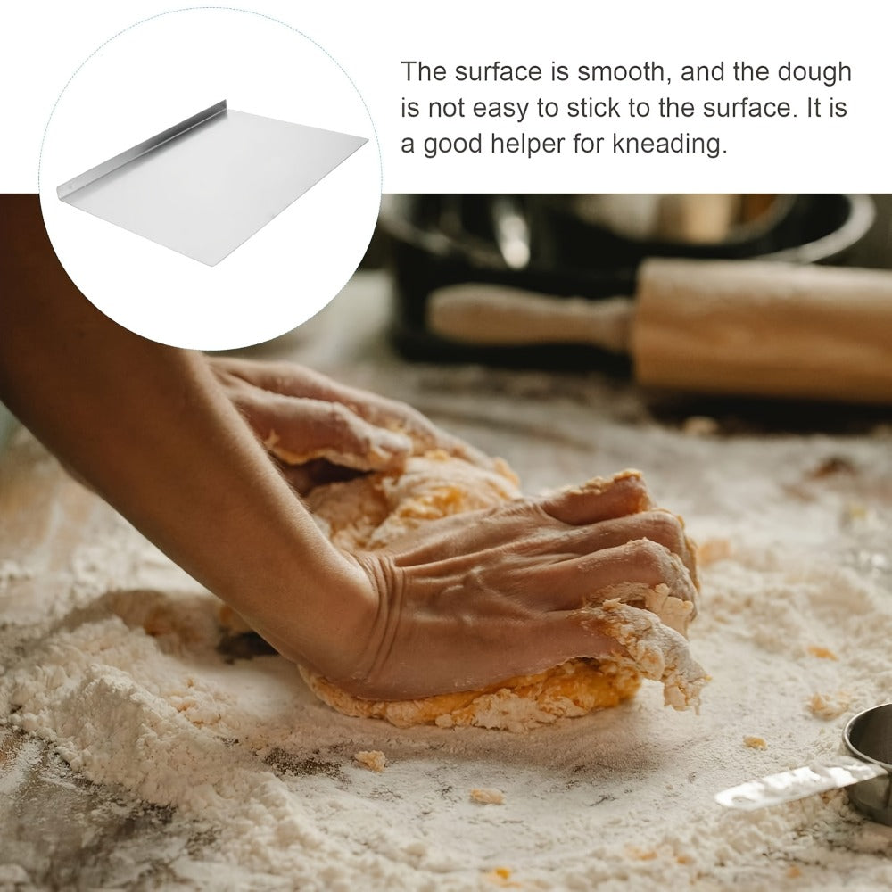 Stainless Steel Cutting Board Extra Large 27.5¡±¡Á19.7¡± Double-Sided 304 Steel Board for Home & Commercial Kitchen - Countertop Protector Breadboard Easy Clean Durable