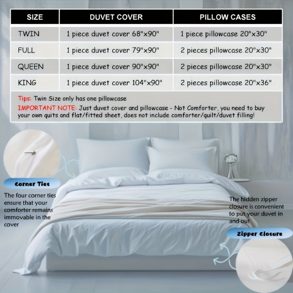 Building Blocks Duvet Cover Set 3D Rainbow Gradient Colorful Brick Bedding Set Kids Room Decor Microfiber Zipper Closure Twin Full Queen King No Comforter