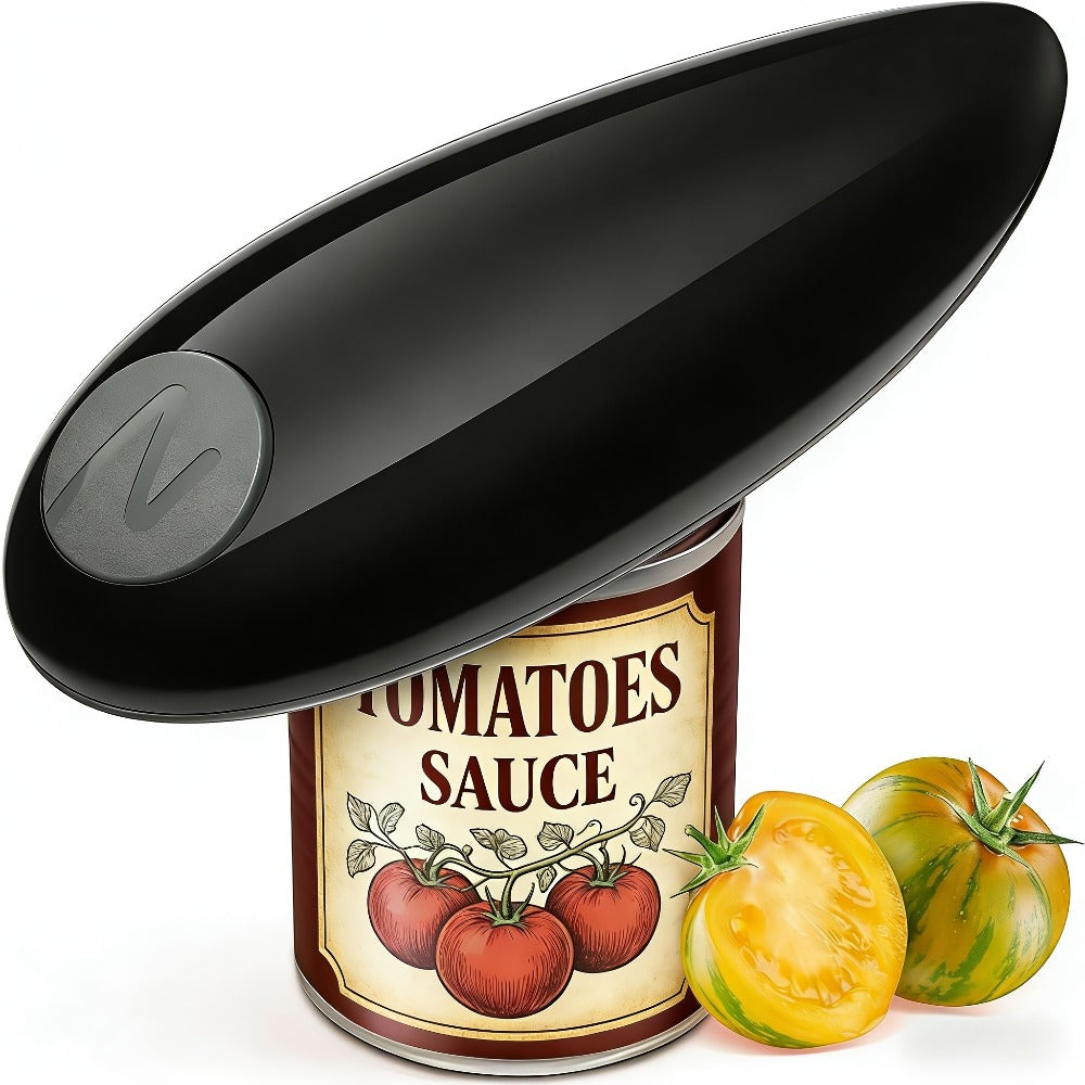 Automatic Can Opener Hands-Free | Electric Battery-Powered One-Touch Can Opener for All Can Sizes, Safe Smooth Edge, Food-Safe Portable Kitchen Tool ¨C No Sharp Edges, Easy to Use, Multiple Colors