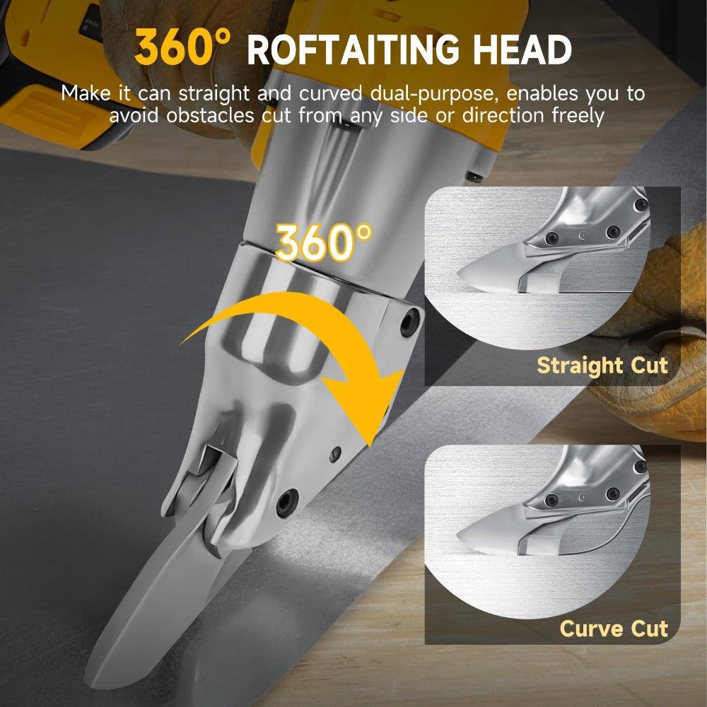 Metal Shear for Dewalt 20V Max Battery Brushless Electric Metal Scissors ¨C Cuts Stainless Steel Sheet Iron Carpet Leather Cardboard ¨C Tool Only No Battery