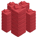 Cotton Shop Rags 12x14 Inch Absorbent Lint-Free Cleaning Towels Multipurpose Shop Towels for Automobile Garage Industry Home Red White Navy Blue 50 100 150 200 500 Pack Bulk Value