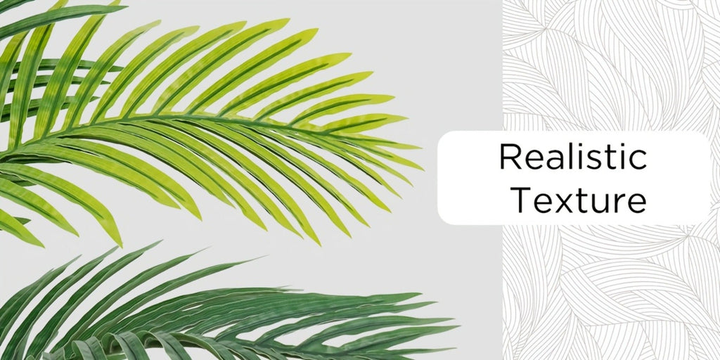 Artificial Palm Tree Fake Indoor Plant ¨C 4/5/6FT Faux Tropical Areca Palm with Realistic Leaves, Planter Options, for Living Room Bedroom Office Patio Home Decor