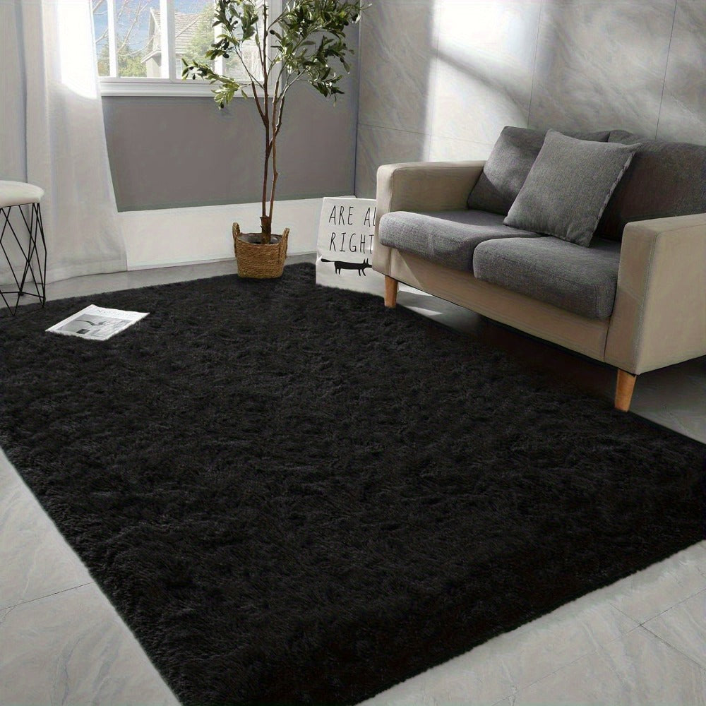 Shaggy Area Rug Soft Plush Fuzzy Carpet Non-Slip Tie-Dye Design for Bedroom Living Room Nursery Dorm ¡ª Pet Friendly Machine Washable Multiple Sizes & Colors
